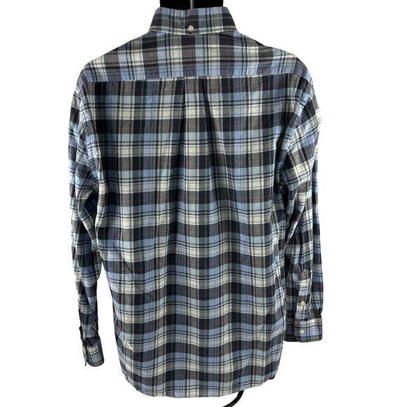Mens Gitman Bros Long Sleeve Button Down Shirt Size Large Made In USA Kashmyl - Picture 6 of 6